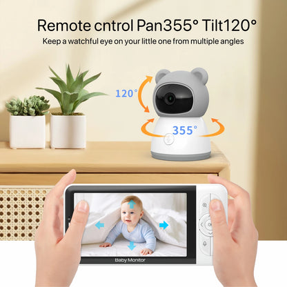 Tuya Smart Baby Monitor 2K Camera with Display