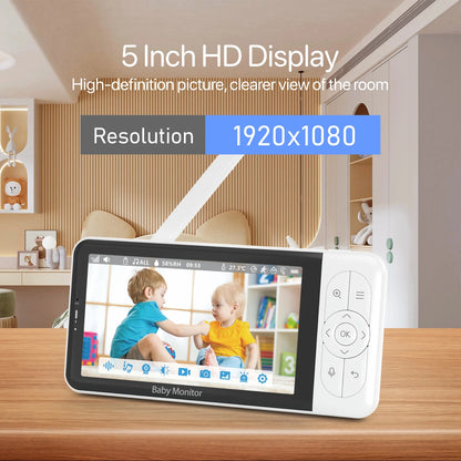 Tuya Smart Baby Monitor 2K Camera with Display
