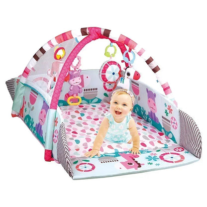 Baby Fitness Play Mat with Educational Activity Toys