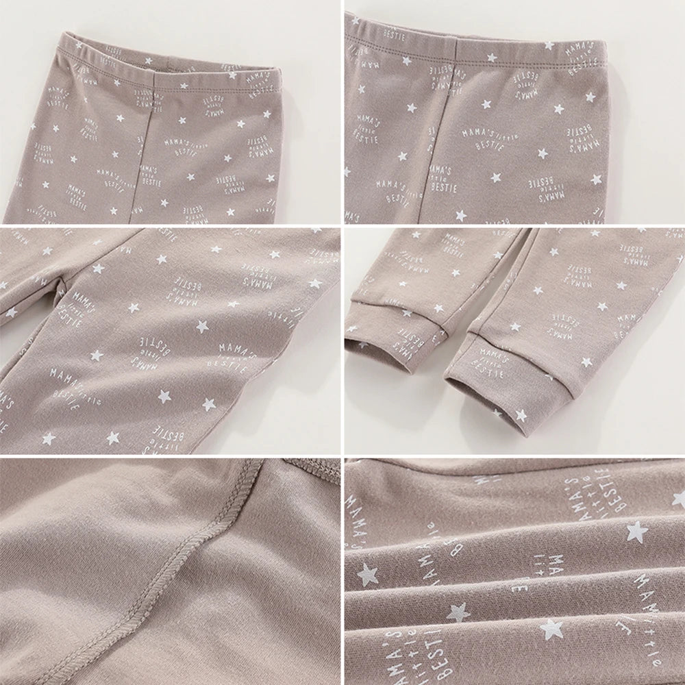 10-Piece Unisex Baby Bodysuits Pants Clothing Gift Set