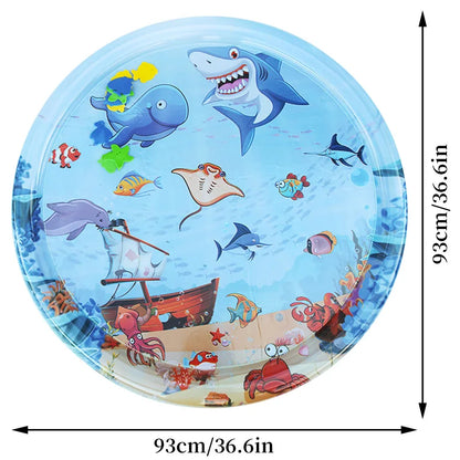 93cm Shark Water Play Mat Baby Educational Toy