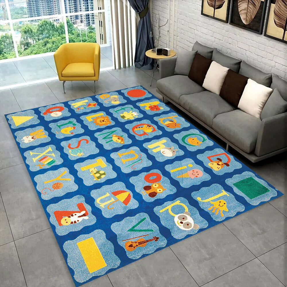 ABC Alphabet Kids Play Mat Non-Slip Educational Rug