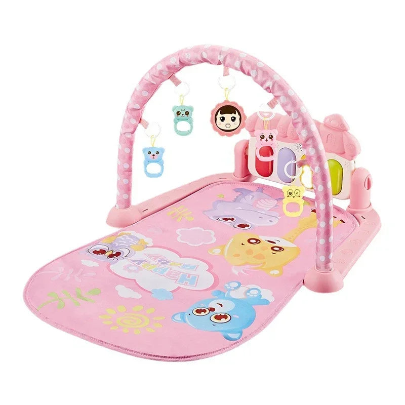 5-in-1 Baby Gym Play Mat with Colorful Toys