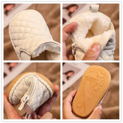 Winter Baby Snow Boots Plush Non-Slip Soft Sole Shoes