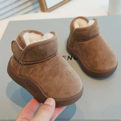 Winter Baby Snow Boots Plush Warm First Walker Shoes