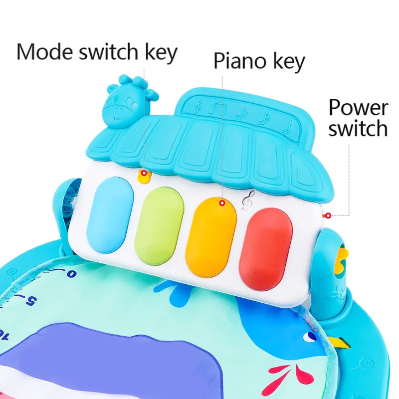 Baby Piano Fitness Gym Play Mat Early Learning