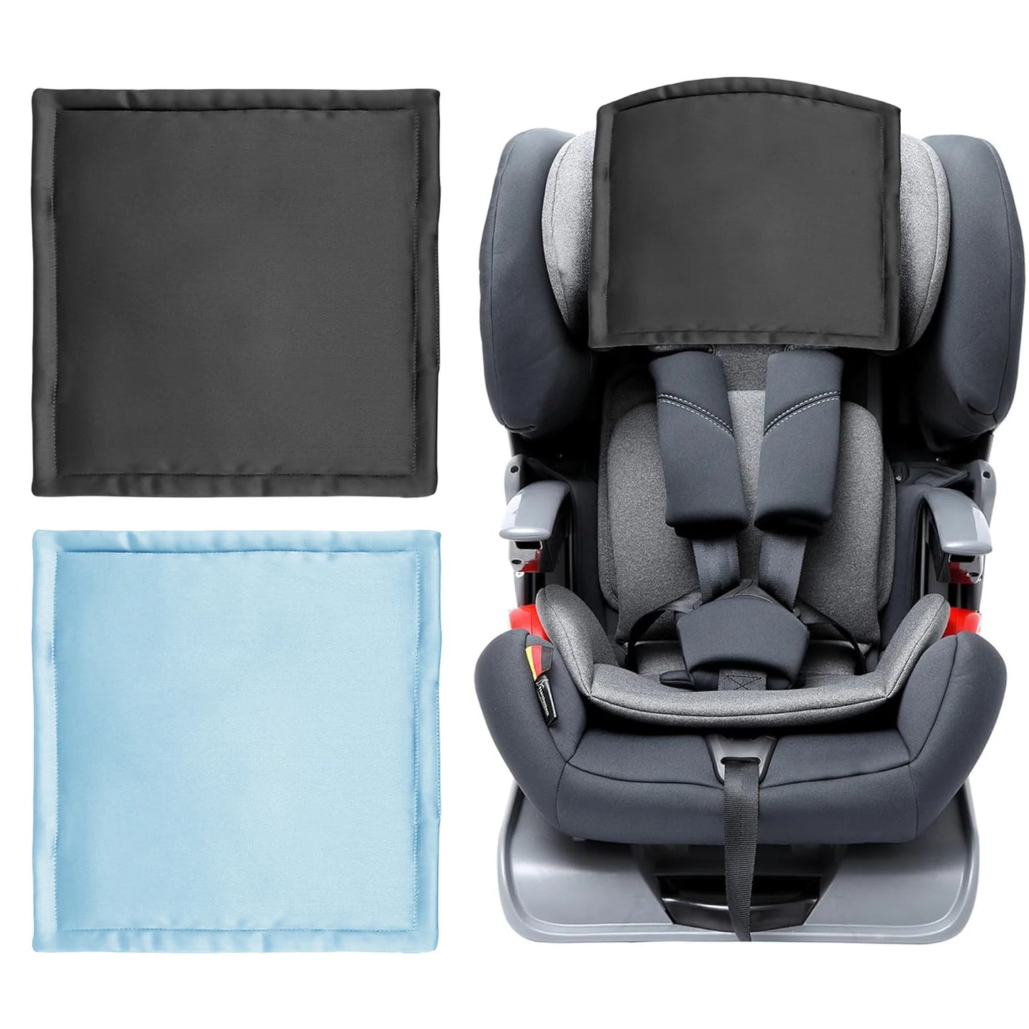 2-Pack Infant Car Seat Headrest Soft Support Cushions