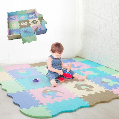Foam Baby Play Mat with Safety Fence