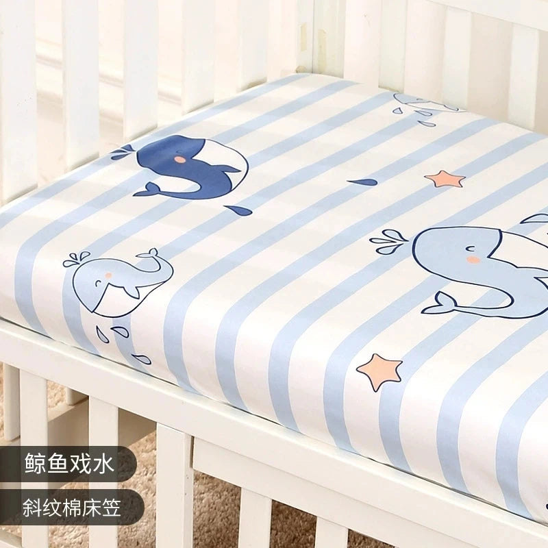 Pure Cotton Baby Mattress Sheet for Bassinet and Cradle
