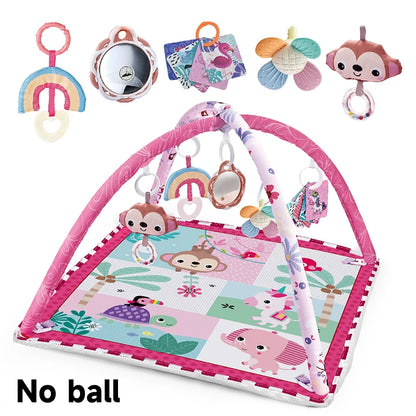 Baby Activity Gym Play Mat with Tummy Time Toys