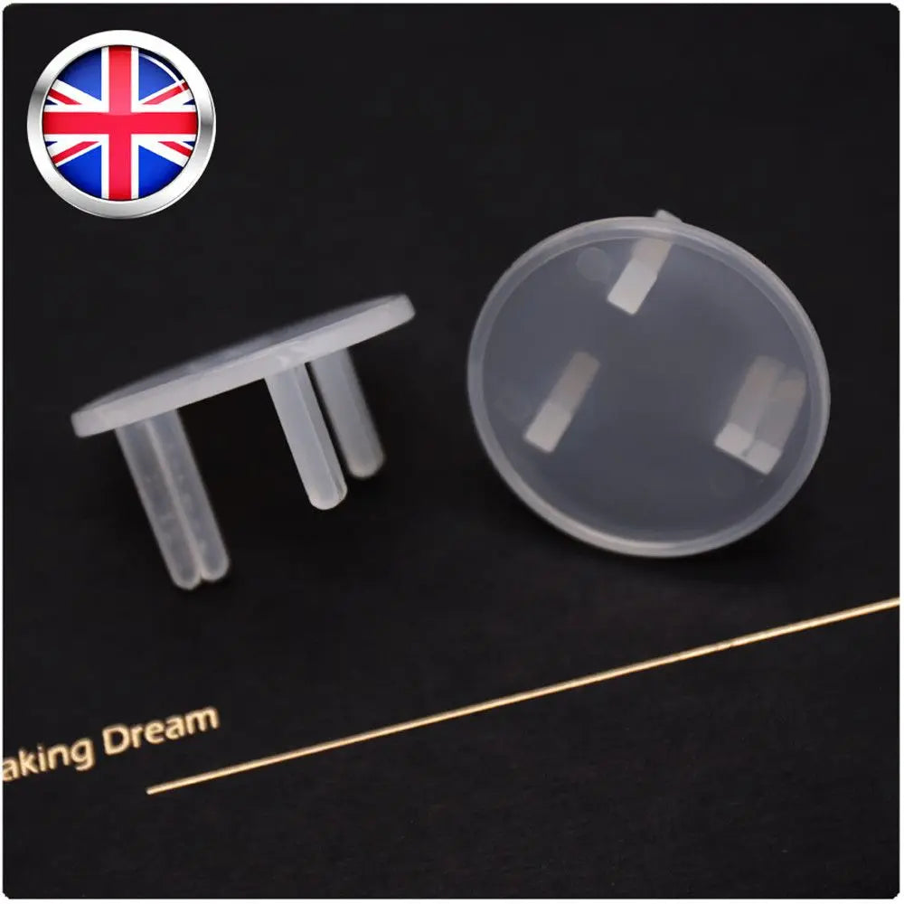 10PCS UK Power Socket Safety Plug Covers Baby