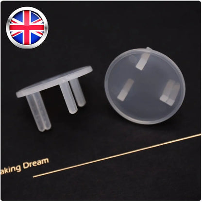 10PCS UK Power Socket Safety Plug Covers Baby