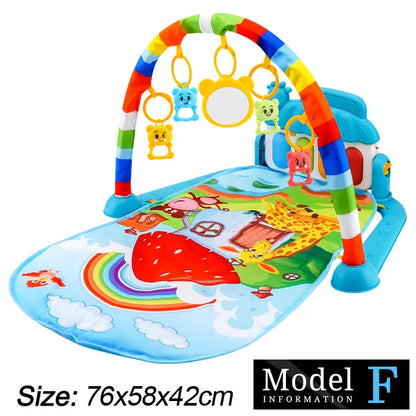 Baby Piano Fitness Gym Play Mat Early Learning