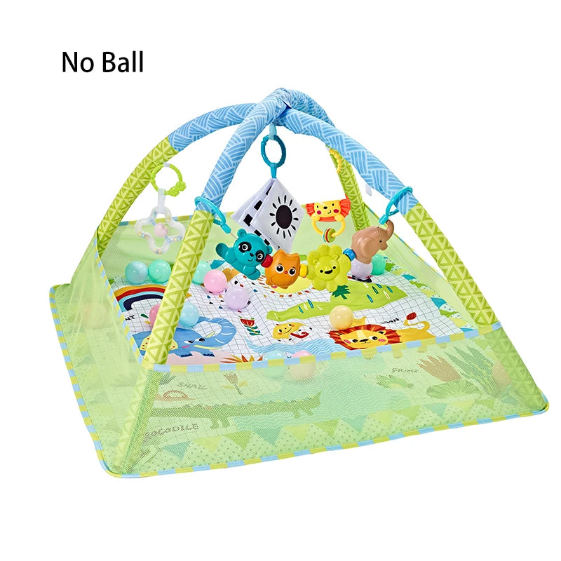 Baby Activity Gym Play Mat with Tummy Time Toys
