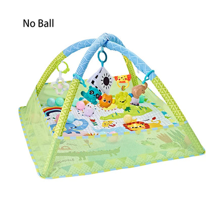 Baby Activity Gym Play Mat with Tummy Time Toys