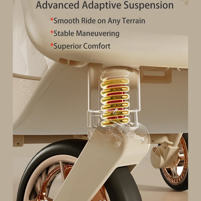 Lightweight Compact Travel Baby Stroller One-Hand Fold