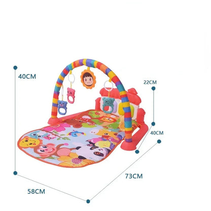 5-in-1 Baby Gym Play Mat with Colorful Toys