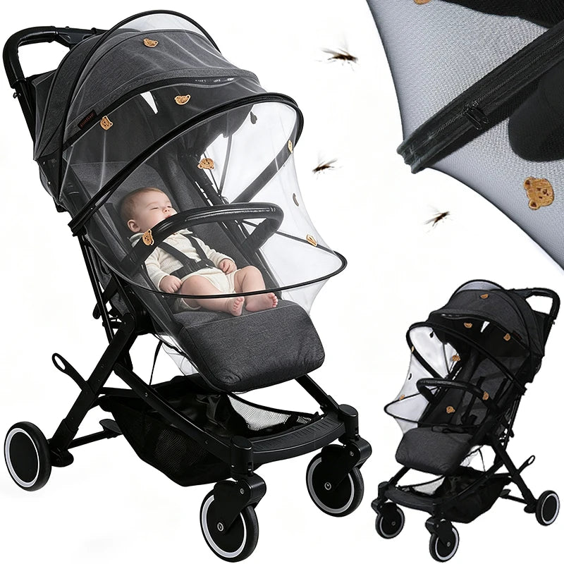 Universal Baby Stroller Mosquito Net Insect Protection Mesh