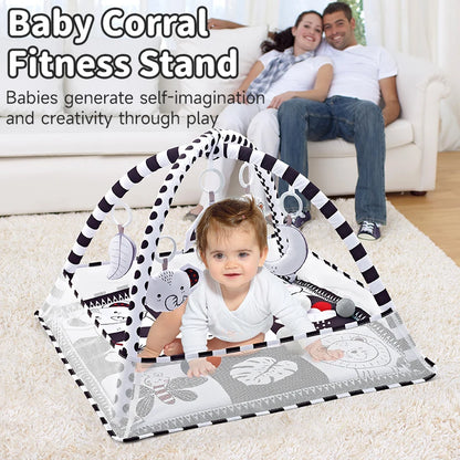 Baby Activity Gym Play Mat with Tummy Time Toys