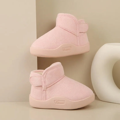 Winter Baby Snow Boots Plush Warm First Walker Shoes