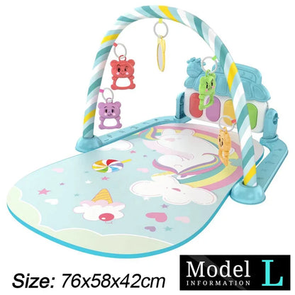 Baby Piano Fitness Gym Play Mat Early Learning
