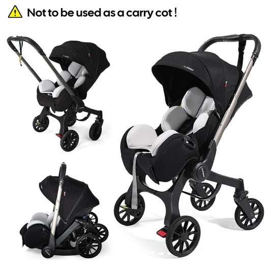 Multi-Functional Foldable Baby Stroller with Adjustable Backrest