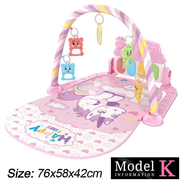 Baby Piano Fitness Gym Play Mat Early Learning