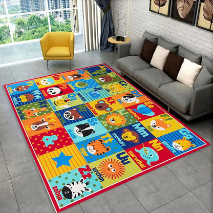 ABC Alphabet Kids Play Mat Non-Slip Educational Rug
