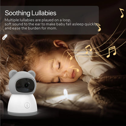 Tuya Smart Baby Monitor 2K Camera with Display