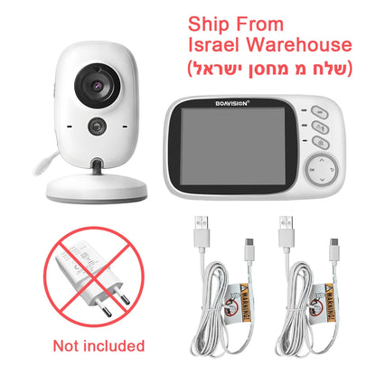 VB603 Wireless Baby Monitor with 3.2-Inch Night Vision Display