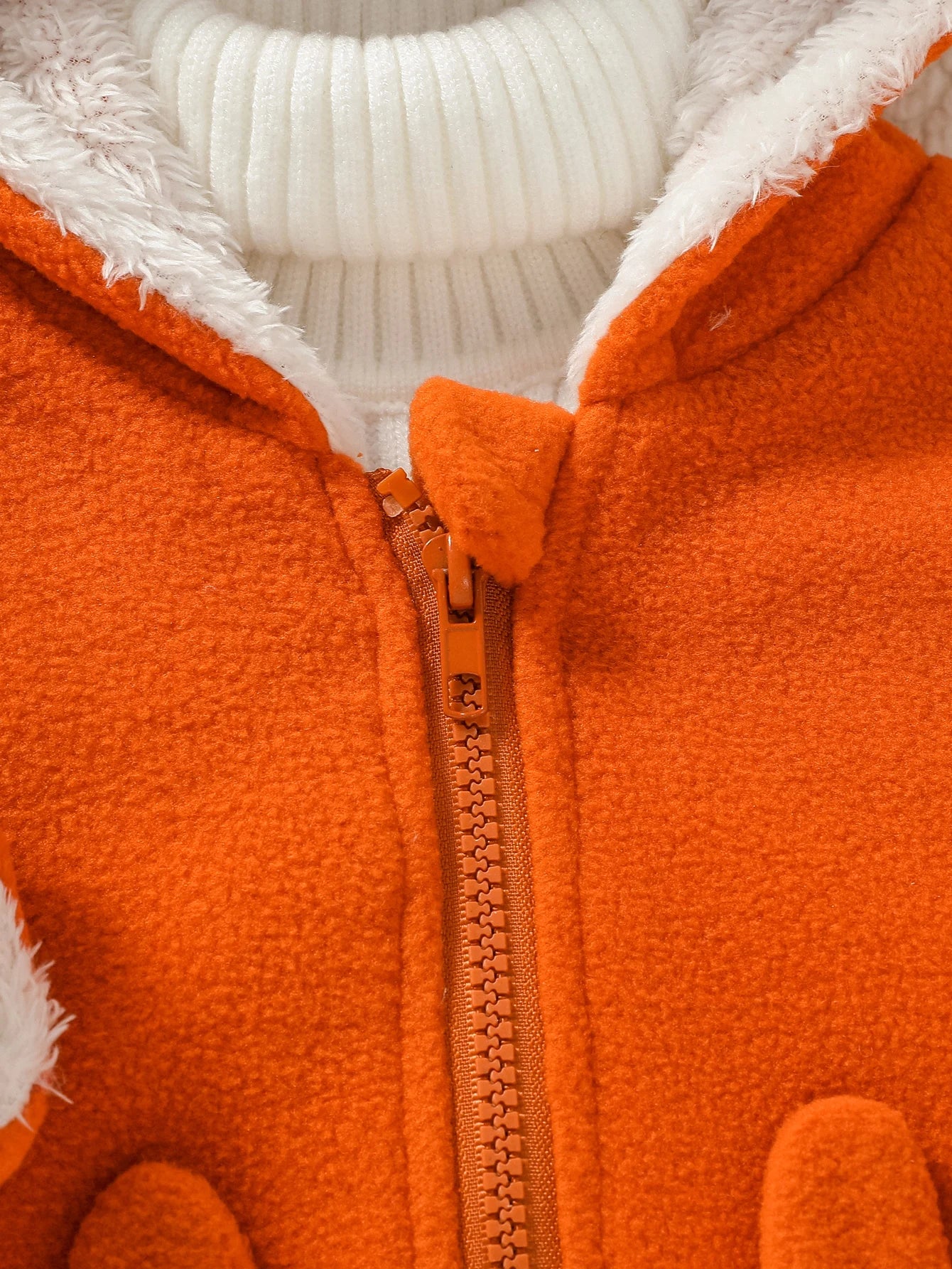 Baby Fleece Zipper Jacket with Pocket Winter Coat