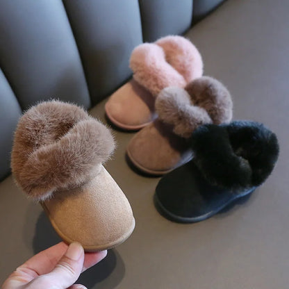 Winter Baby Snow Boots Plush Soft First Walker Shoes