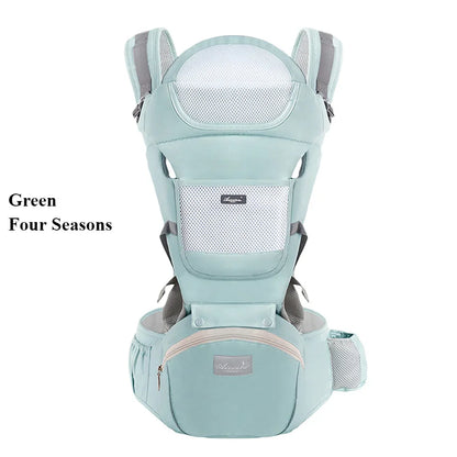 Adjustable Ergonomic Baby Carrier with Multifunctional Waist Stool