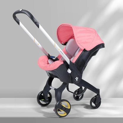 3-in-1 Baby Stroller with Car Seat Foldable Pram