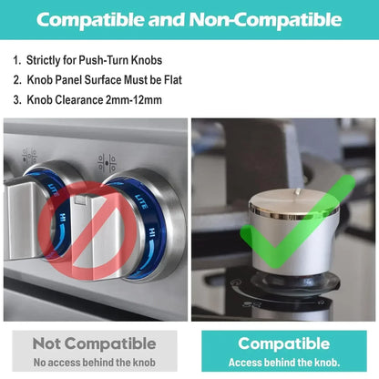 Baby Safety Gas Stove Knob Lock Cover Clip
