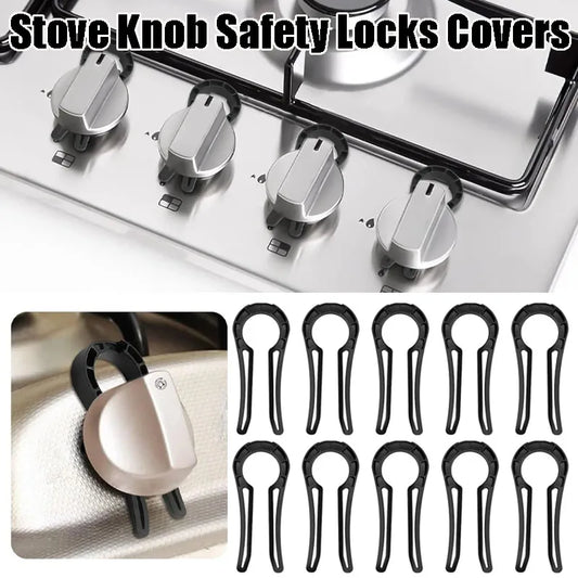 Baby Safety Gas Stove Knob Lock Cover Clip