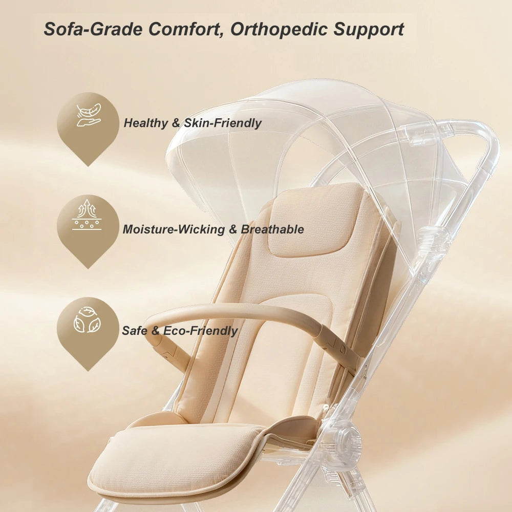 Lightweight Compact Travel Baby Stroller One-Hand Fold