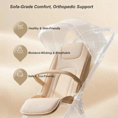 Lightweight Compact Travel Baby Stroller One-Hand Fold