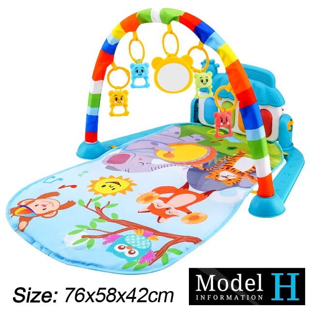 Baby Piano Fitness Gym Play Mat Early Learning