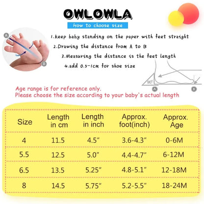 Baby Cow Leather Soft Sole Non-Slip First Walkers
