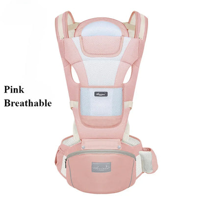 Adjustable Ergonomic Baby Carrier with Multifunctional Waist Stool